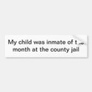 Search for inmate of the month bumper stickers County