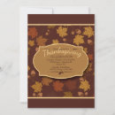 Search for rustic thanksgiving invitations Leaves
