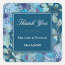 Search for flowers wedding stickers Blue