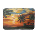 Search for tropical bath mats Palm trees