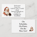 Search for santa business cards Professional