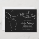 Search for fifty and fabulous invitations Fun modern script