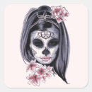 Search for mexican day of the dead stickers Girly