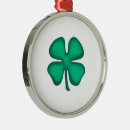 Search for 4 leaf clover christmas tree decorations Lucky
