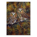 Search for owl on a branch postcards Yellow
