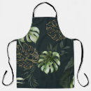Search for green and gold pattern aprons Seamless