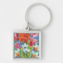 Search for border square key rings Bouquets
