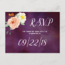 Search for eggplant invitations Watercolor flowers