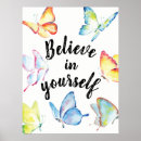 Search for believe in yourself posters Watercolor