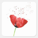 Search for red poppy flower stickers Modern