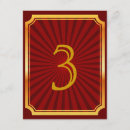 Search for gold and red table cards Stylish