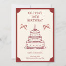 Search for retro 18th birthday invitations Elegant birthday party