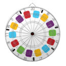 Search for colourful dartboards Rainbow colours