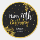 Search for happy 70 stickers Elegant