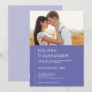 Search for periwinkle and purple wedding invitations Couple