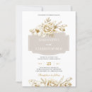 Search for ivory and gold wedding invitations Elegant