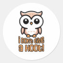 Search for hoot owls stickers Give a hoot