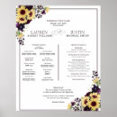 Search for purple wedding programs Formal