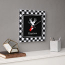 Search for black and white deer art Rustic