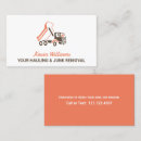 Search for junk removal business cards Hauling