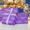 Search for sweet sixteen wrapping paper Purple