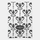 Search for luxury tea towels Black and white