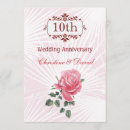 Search for 10th wedding anniversary invitations Pink