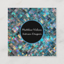 Search for iridescent business cards Metallic