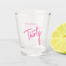 Search for birthday shot glasses Thirtieth