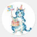 Search for blue cat stickers Cute