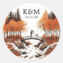 Search for october wedding stickers Autumn