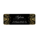 Search for damask return address labels Delicate