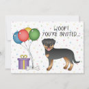 Search for rottweilers invitations Cute