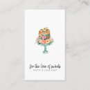 Search for cake decorating business cards Watercolor