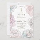 Search for peony first communion invitations Catholic