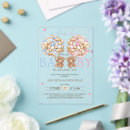 Search for teddy bear gender reveal invitations What will baby be