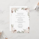Search for pine cones wedding invitations Elegant