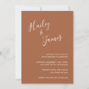 Search for boho terracotta wedding invitations Simple