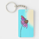 Search for butterfly rectangular key rings Flower