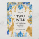Search for two wild boy birthday invitations Cute