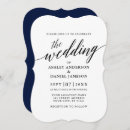 Search for black navy wedding invitations Minimalist