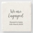 Search for engagement coasters Engagement party name date