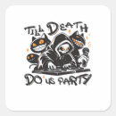 Search for grim reaper square stickers Skeleton
