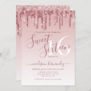 Search for rose gold sweet 16 invitations Sixteenth
