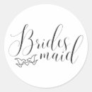 Search for bridesmaid stickers Elegant