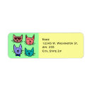 Search for funny face return address labels Animals