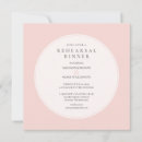 Search for blush pink rehearsal dinner invitations Typography