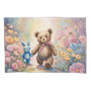 Search for teddy bear pillowcases Blue