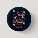 Search for sister of the bride badges Floral
