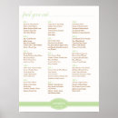 Search for mint charts wedding seating charts Green